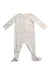 A White Onesies from Petit Bateau in size 12-18M for girl. (Back View)