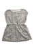 A Grey Short Sleeve Dresses from Monoprix in size 4T for girl. (Front View)