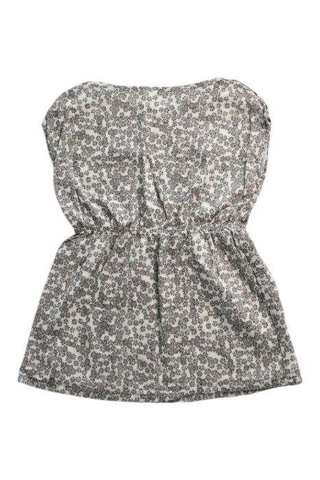 A Grey Short Sleeve Dresses from Monoprix in size 4T for girl. (Back View)