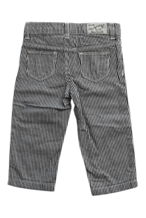 A Black Jeans from Petit Bateau in size 6-12M for boy. (Back View)