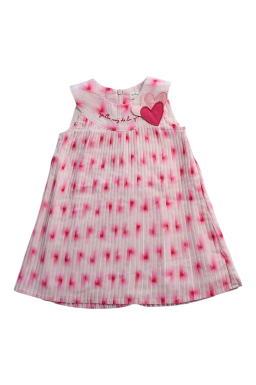 A Pink Sleeveless Dresses from Agatha Ruiz De La Prada in size 12-18M for girl. (Front View)