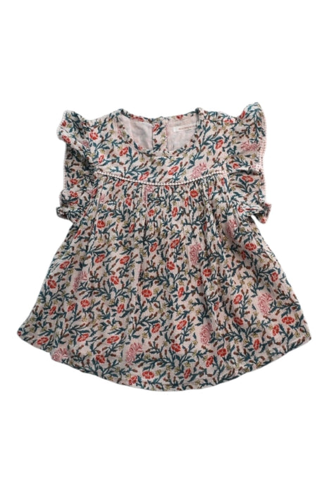 A Multicolour Sleeveless Tops from Monoprix in size 4T for girl. (Front View)