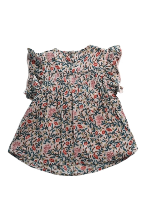 A Multicolour Sleeveless Tops from Monoprix in size 4T for girl. (Back View)