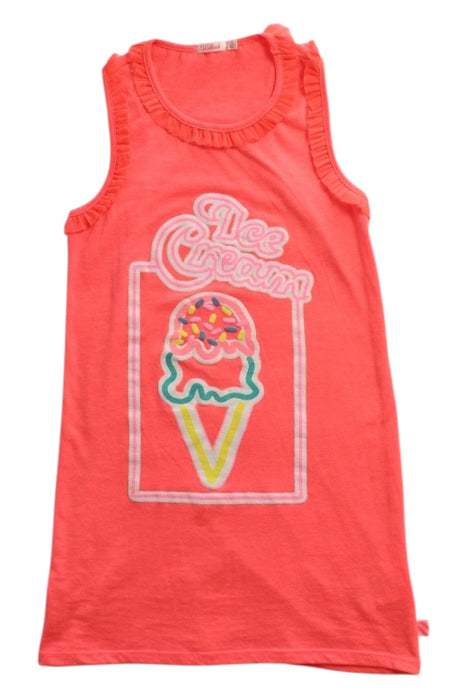 A Pink Sleeveless Dresses from Billieblush in size 8Y for girl. (Front View)
