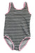 A Black Swimsuits from COS in size 12-18M for girl. (Front View)