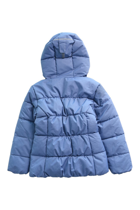A Blue Ski Jackets from Columbia in size 5T for girl. (Back View)