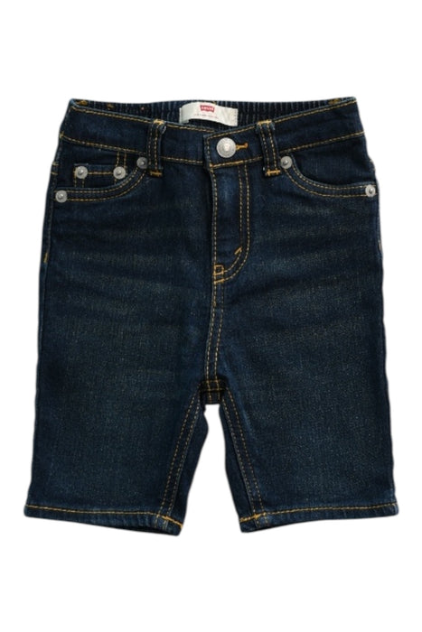 A Navy Shorts from Levi's in size 18-24M for boy. (Front View)