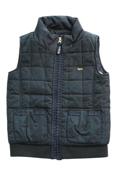 A Navy Outerwear Vests from Sacoor in size 8Y for girl. (Front View)