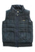 A Navy Outerwear Vests from Sacoor in size 8Y for girl. (Front View)