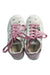 A Pink Sneakers from Monnalisa in size 5T for girl. (Front View)