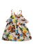 A Multicolour Sleeveless Dresses from Kenzo in size 3T for girl. (Back View)