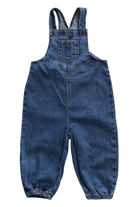 A Blue Long Overalls from Tommy Hilfiger in size 6-12M for girl. (Front View)
