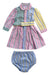 A Multicolour Dress Sets from Ralph Lauren in size 3-6M for girl. (Front View)