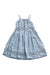 A Blue Sleeveless Dresses from Mayoral in size 7Y for girl. (Front View)