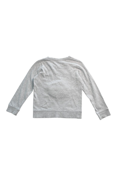 A Grey Crewneck Sweatshirts from Seed in size 7Y for girl. (Back View)