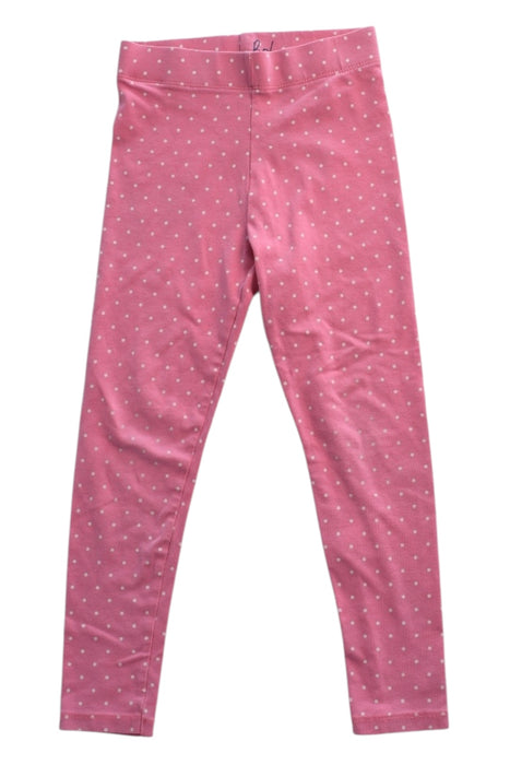A Pink Leggings from Boden in size 7Y for girl. (Front View)