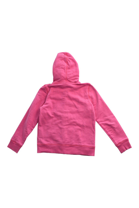 A Pink Zippered Sweatshirts from Ralph Lauren in size 6T for girl. (Back View)