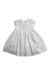 A White Short Sleeve Dresses from Il Gufo in size 12-18M for girl. (Back View)