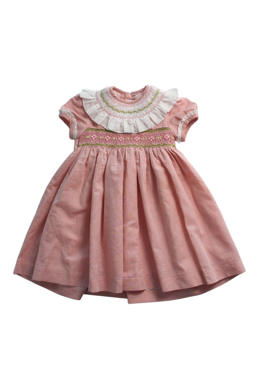 A Pink Short Sleeve Dresses from Pepa London in size 2T for girl. (Front View)