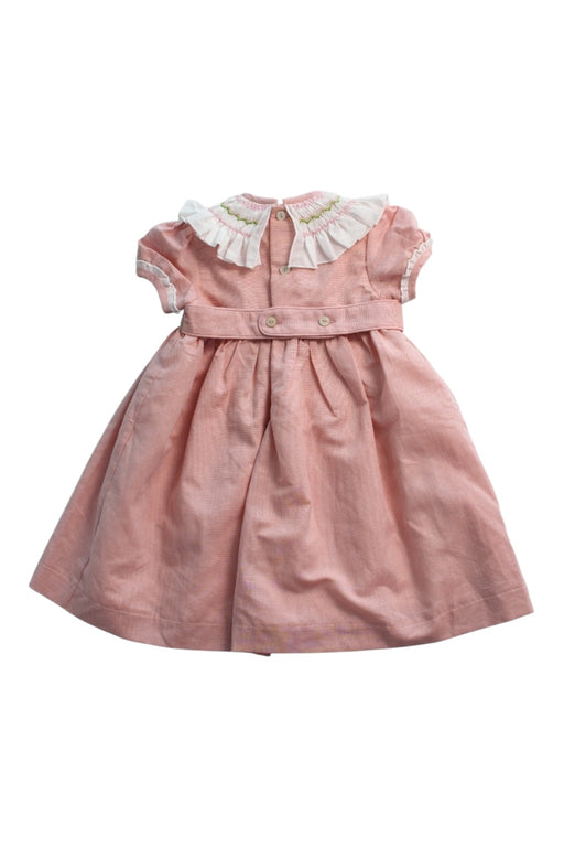 A Pink Short Sleeve Dresses from Pepa London in size 2T for girl. (Back View)