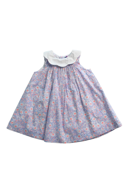 A Multicolour Sleeveless Dresses from Jacadi in size 12-18M for girl. (Front View)