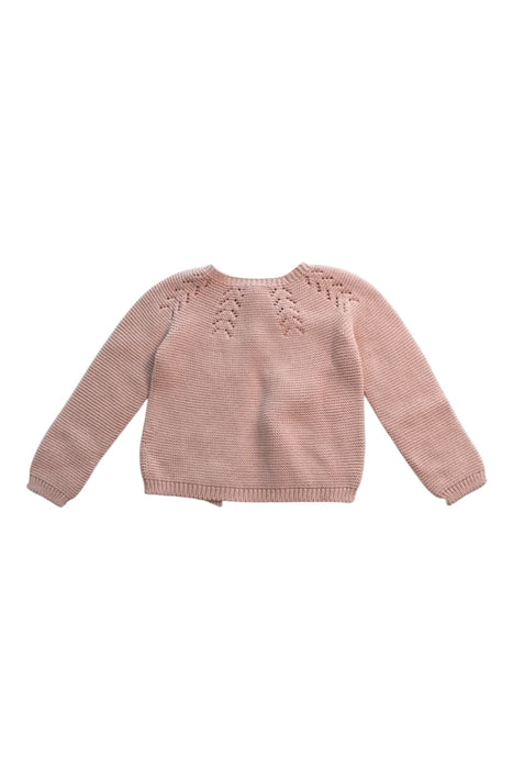 A Pink Cardigans from La Coqueta in size 12-18M for girl. (Back View)