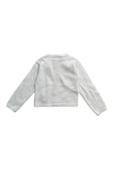A White Cardigans from Patachou in size 12-18M for girl. (Back View)
