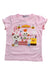 A Pink Short Sleeve T Shirts from Miki House in size 2T for girl. (Front View)