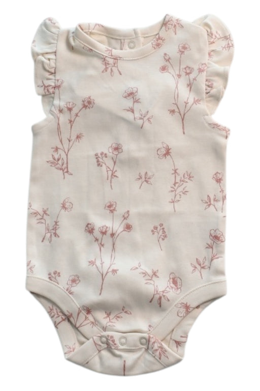 A Ivory Sleeveless Bodysuits from Mamas & Papas in size 3-6M for girl. (Front View)