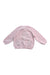 A Pink Cardigans from Lapinou in size 3-6M for girl. (Back View)