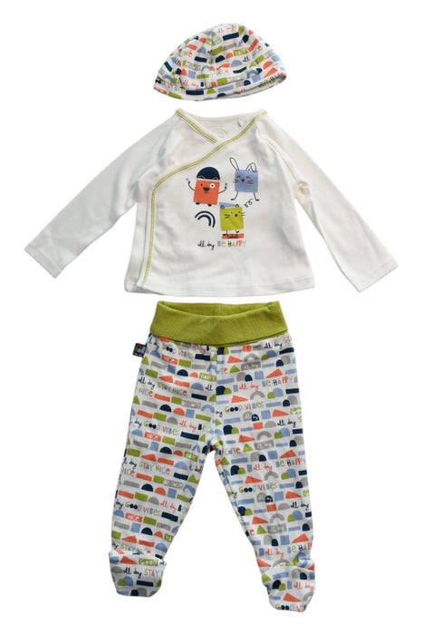 A Multicolour Pants Sets from Boboli in size 3-6M for neutral. (Front View)