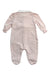 A Pink Long Sleeve Rompers from Mirtillo in size 6-12M for girl. (Back View)