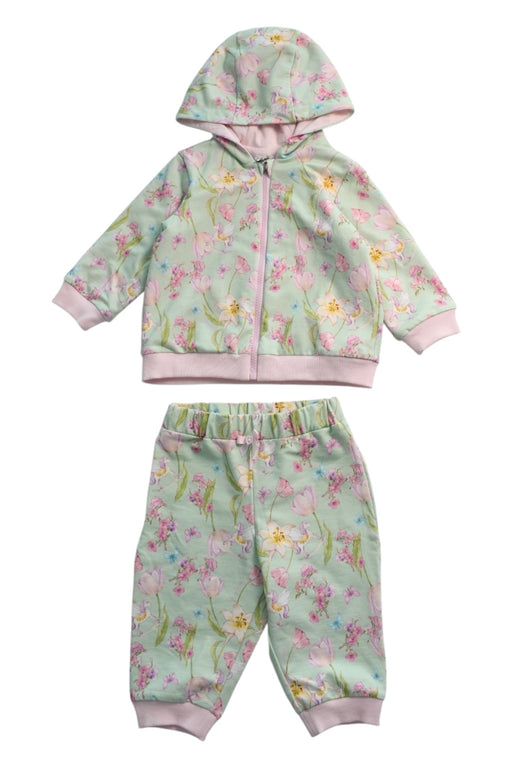 A Multicolour Pants Sets from Choupette in size 6-12M for girl. (Front View)