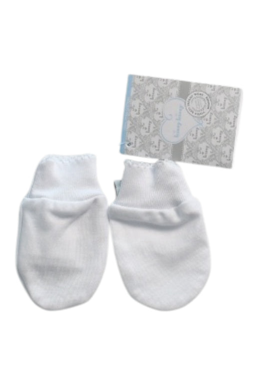 A White Gloves & Mittens from Kissy Kissy in size 0-3M for neutral. (Front View)
