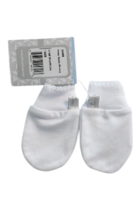 A White Gloves & Mittens from Kissy Kissy in size 0-3M for neutral. (Back View)