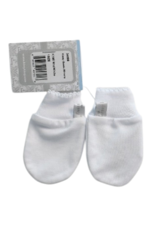 A White Gloves & Mittens from Kissy Kissy in size 0-3M for neutral. (Back View)