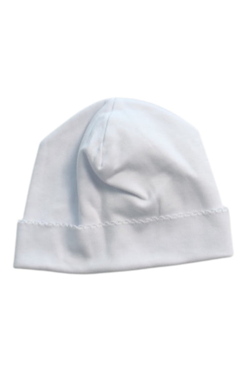 A White Beanies from Kissy Kissy in size 0-3M for neutral. (Front View)