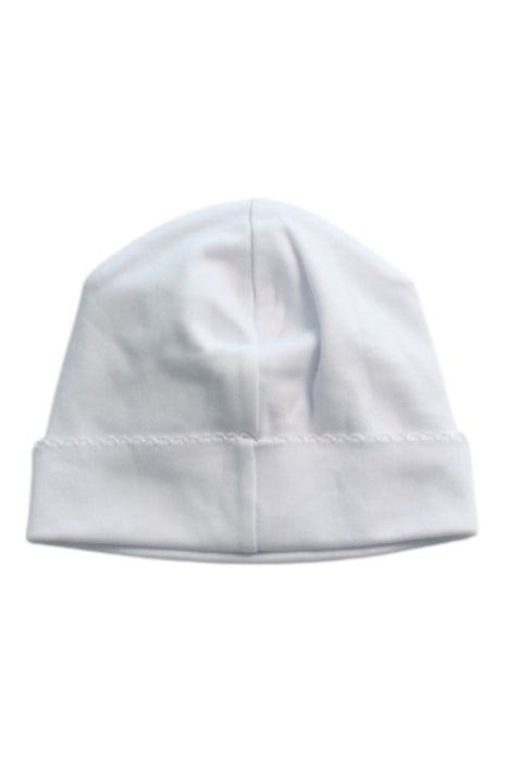 A White Beanies from Kissy Kissy in size 0-3M for neutral. (Back View)