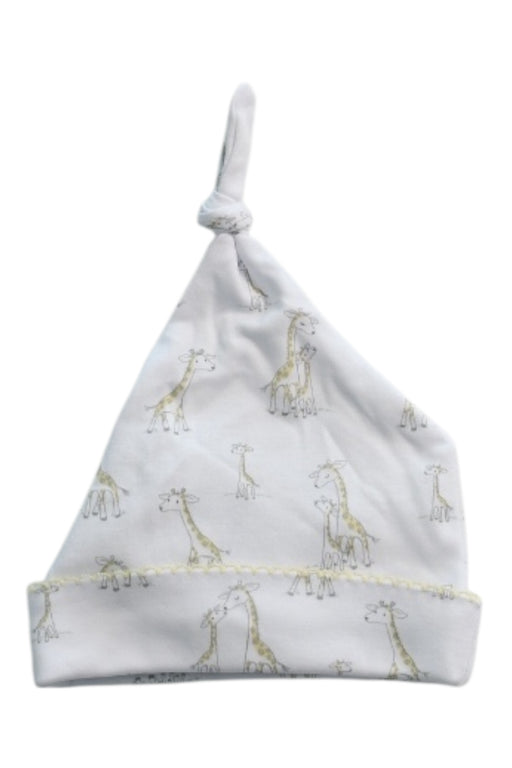 A White Winter Hats from Kissy Kissy in size 0-3M for girl. (Front View)