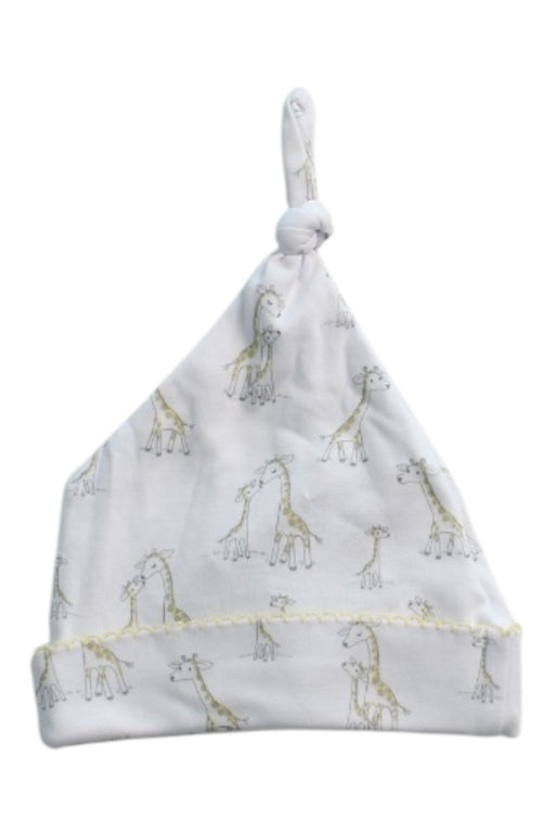A White Winter Hats from Kissy Kissy in size 0-3M for girl. (Back View)