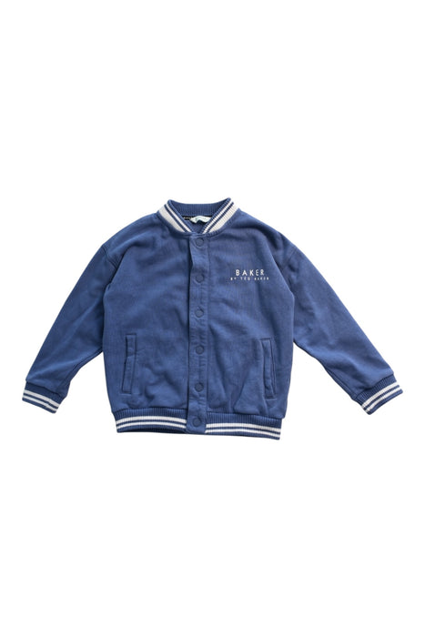 A Blue Lightweight Jackets from Baker by Ted Baker in size 7Y for neutral. (Front View)