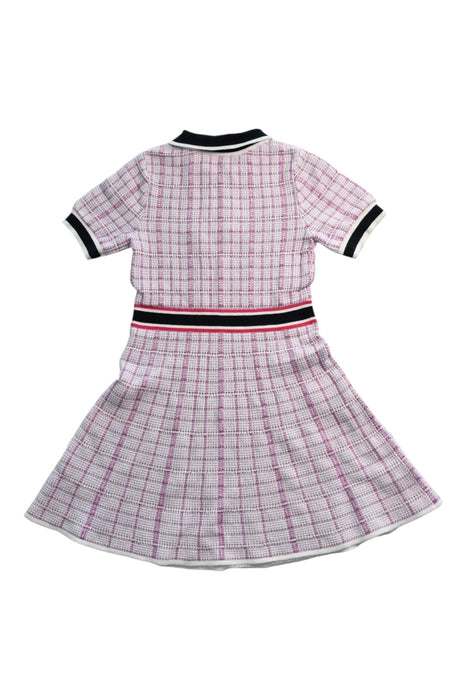 A Pink Short Sleeve Dresses from REISS in size 10Y for girl. (Back View)