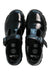 A Black Dress Shoes from Clarks in size 7Y for girl. (Front View)