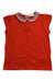 A Red Short Sleeve Tops from Cyrillus in size 8Y for girl. (Front View)