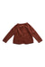 A Brown Cardigans from Bout'Chou in size 6-12M for girl. (Back View)