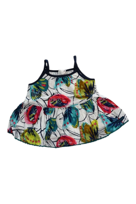 A Multicolour Sleeveless Tops from Catimini in size 12-18M for girl. (Front View)