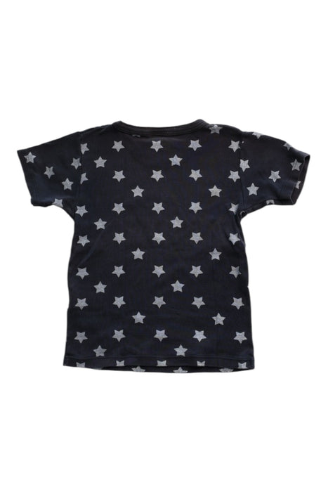 A Black Short Sleeve T Shirts from Petit Bateau in size 4T for boy. (Back View)