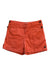 A Orange Shorts from Cyrillus in size 6T for girl. (Front View)