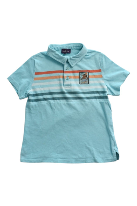 A Blue Short Sleeve Polos from Sergent Major in size 5T for boy. (Front View)