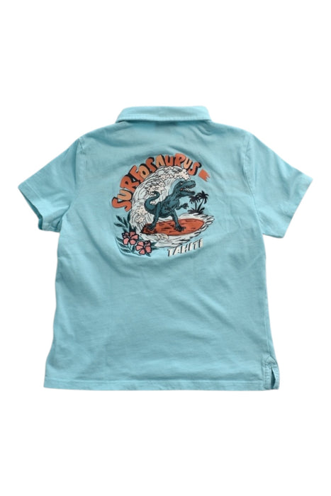 A Blue Short Sleeve Polos from Sergent Major in size 5T for boy. (Back View)
